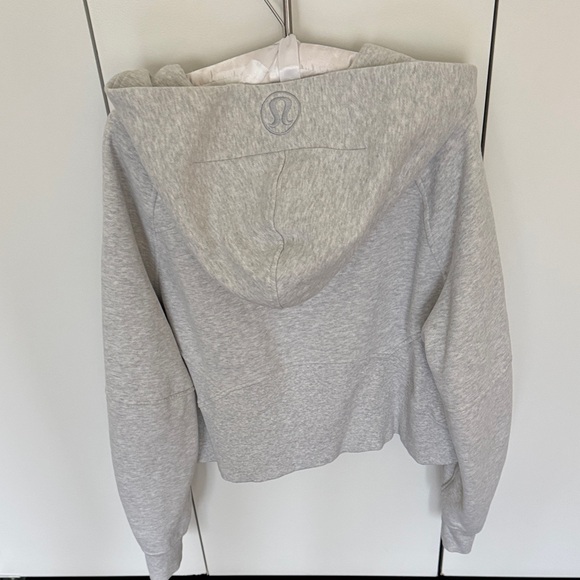 Lululemon Athletica Light Gray Hooded Sweatshirt - Picture 6 of 6